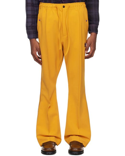 Needles Piping Cowboy Trousers in Yellow for Men | Lyst Canada