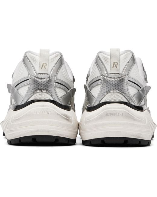 Represent White Storm Torn Sneakers for men