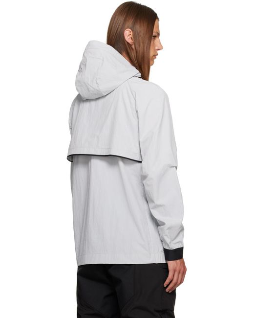 Canada Goose White Gray Faber Jacket for men