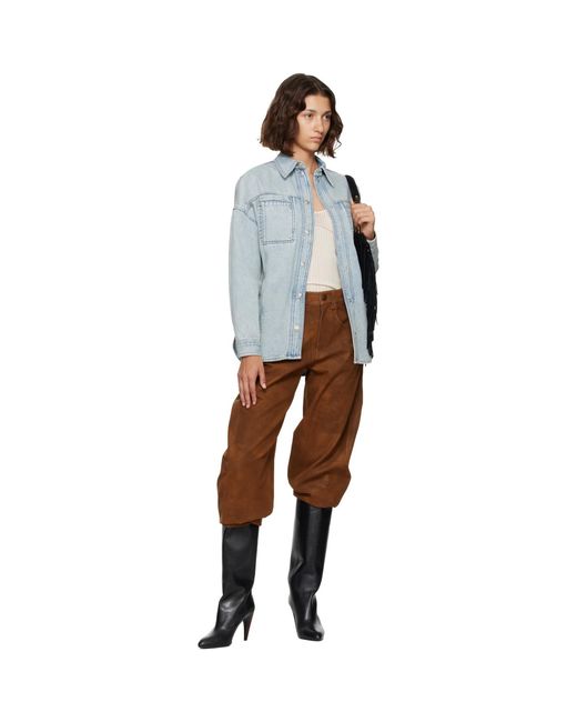 Isabel Marant Blue Imana Denim Jacket