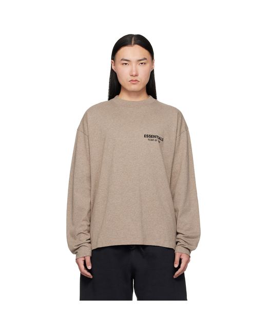 Fear Of God Natural Classic Fit Long Sleeve T-Shirt for men