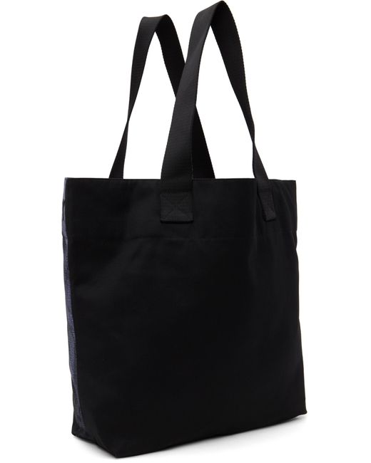 M I S B H V Black Maciej Kość Edition Portrait Tote for men