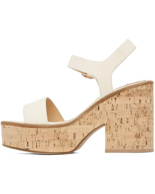 Gabriela Hearst Off-white Sardis Wedge Sandals