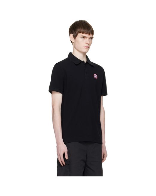 Canada Goose Black Beckley Polo for men