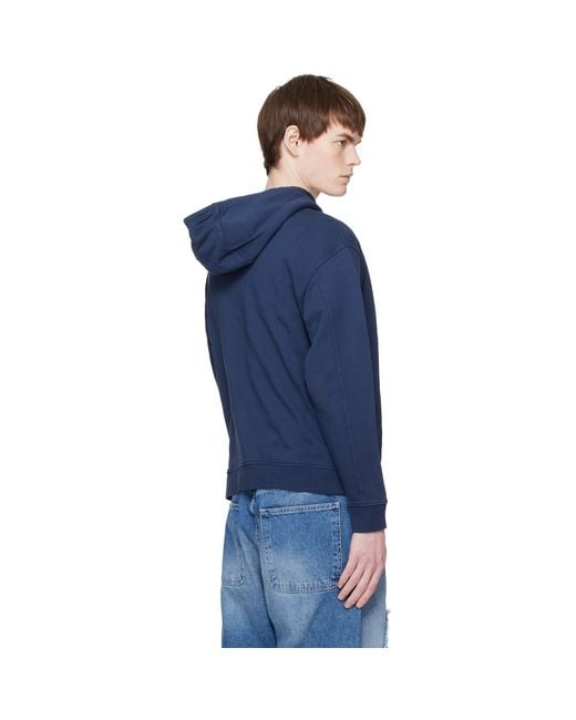 Carne Bollente Blue Hot Slice Hoodie for men
