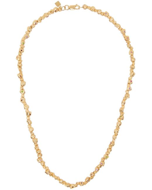 Veneda Carter Metallic Ssense Exclusive Vc025 Signature Gem Stone Necklace for men