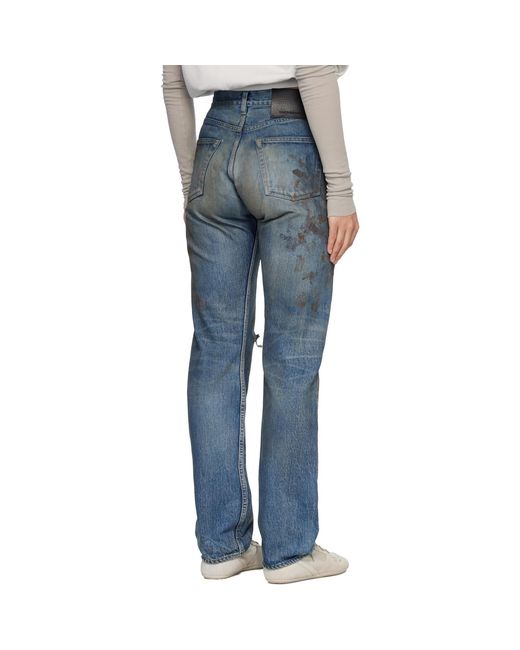 Rick Owens Blue Temple Kurdt Jeans