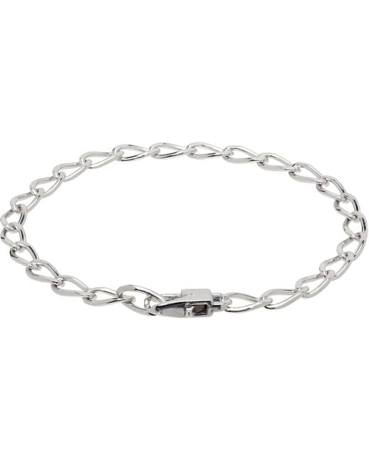 Tom Wood Metallic Arlo Medium Bracelet for men