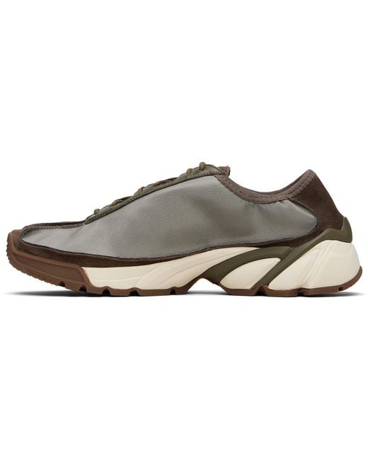 Our Legacy Black Khaki Klove Sneakers for men