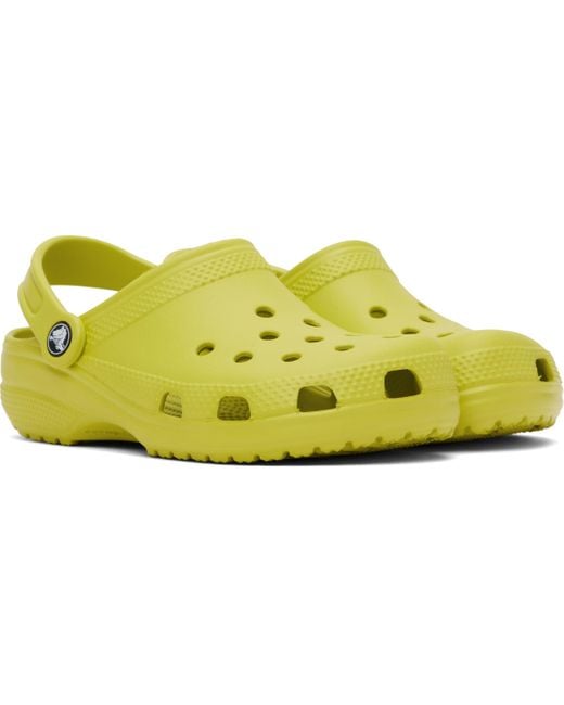 CROCSTM グリーン Classic クロッグ Black