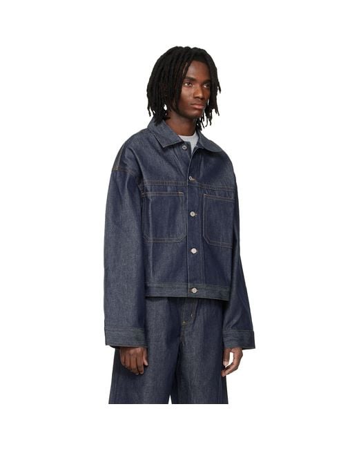 Agolde Blue Blaze Denim Jacket for men