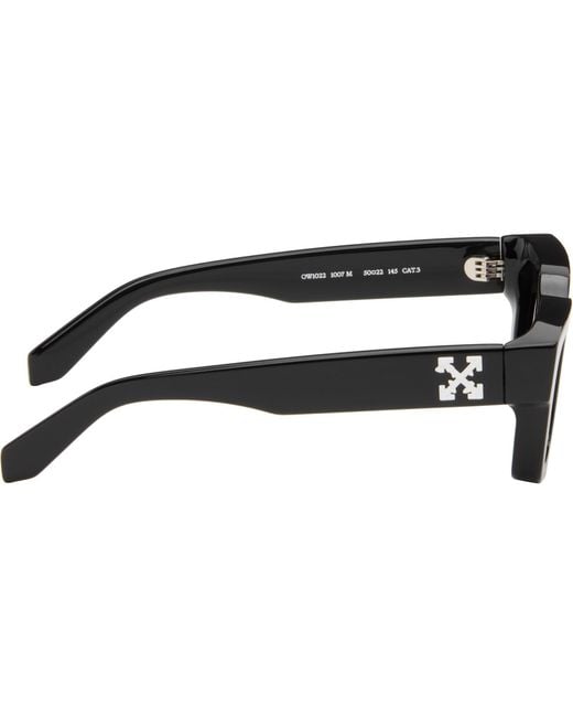 Off-White c/o Virgil Abloh Black Virgil Sunglasses for men