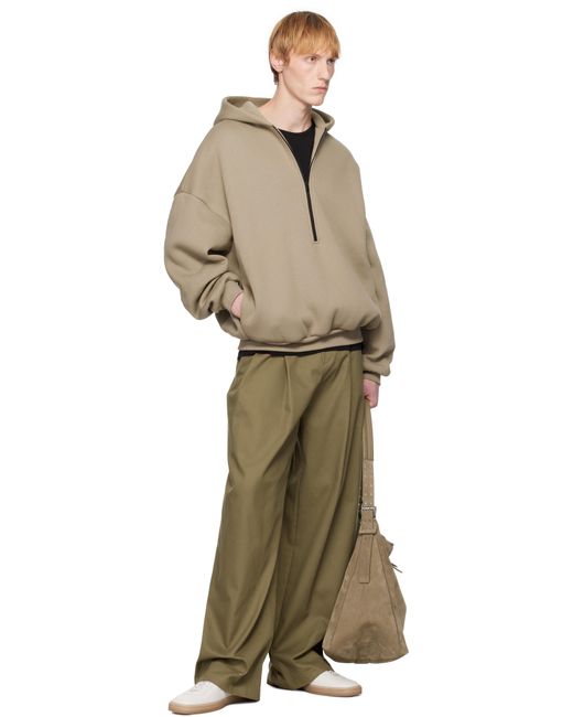 Fear Of God Natural 'Eternal' Half Zip Hoodie for men