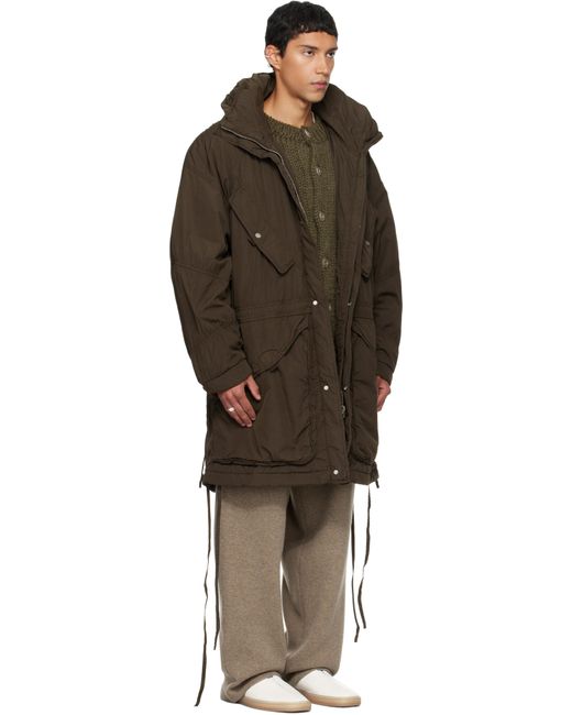 Manteau Étagé Brun Mordecai pour homme en coloris Black