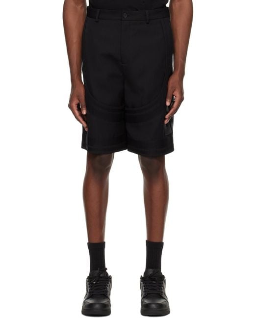 Off-White c/o Virgil Abloh Black Formal Varsity Shorts for men
