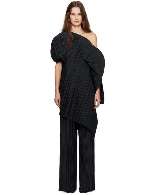 The Row Black Akiko Blouse