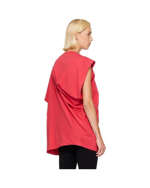 Vivienne Westwood Red Oversized Hebo T-Shirt