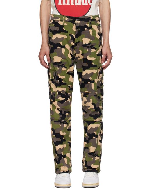 メンズ Rhude カーキ Linares カーゴパンツ Multicolor