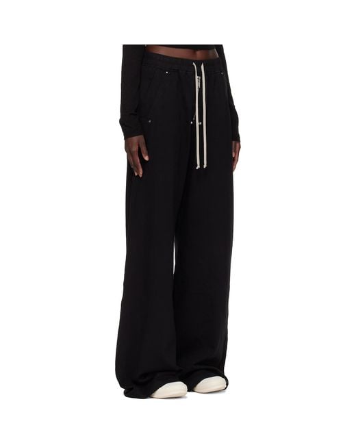 Rick Owens Black Tower Geth Belas Sweatpants