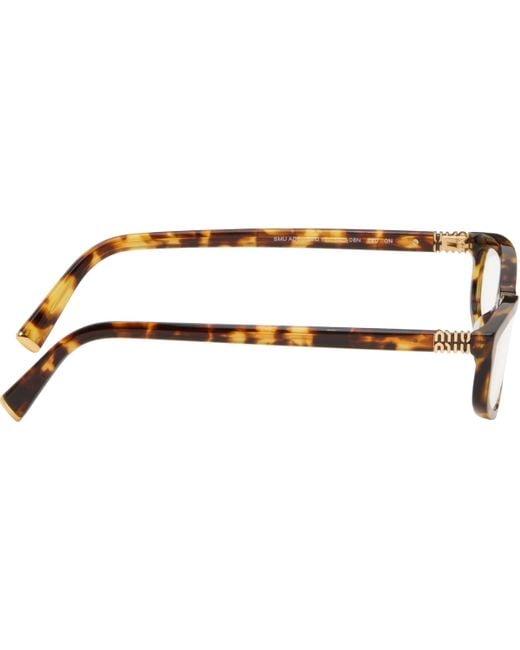 Miu Miu Black Miu Regard Light Glasses
