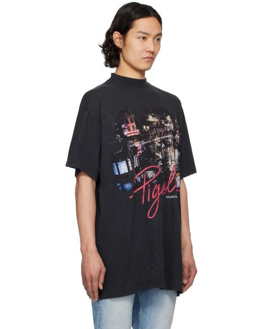 Balenciaga Pigalle T-Shirt in Black for Men | Lyst