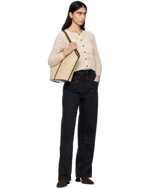 Isabel Marant Black Off- Ajaline Cardigan