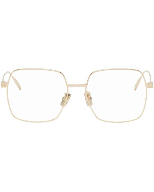 Givenchy Black Gold Square Glasses