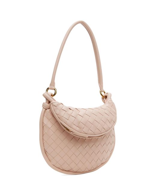 Bottega Veneta Brown Pink Small Gemelli Bag