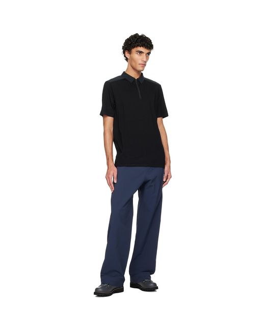 Veilance Black Frame Ss Polo for men
