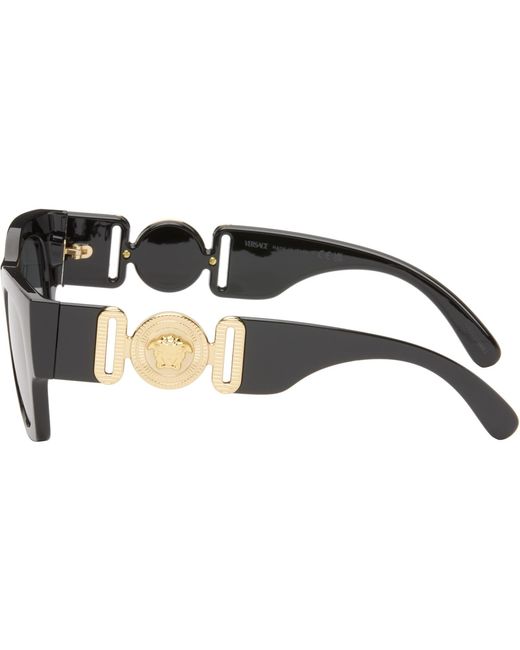 Versace Gray Medusa Biggie Sunglasses for men