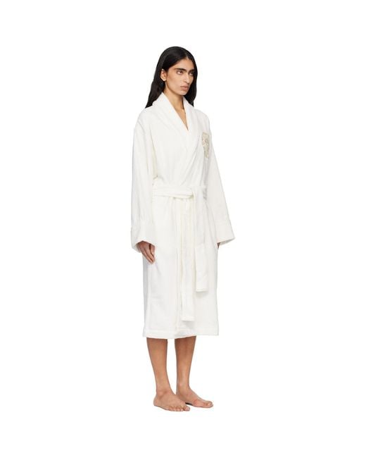Versace Black Medusa Gala Bathrobe
