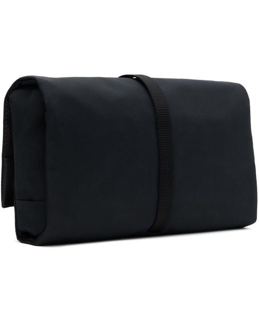 Paul Smith Black Navy Canvas Fold-out Wash Bag for men