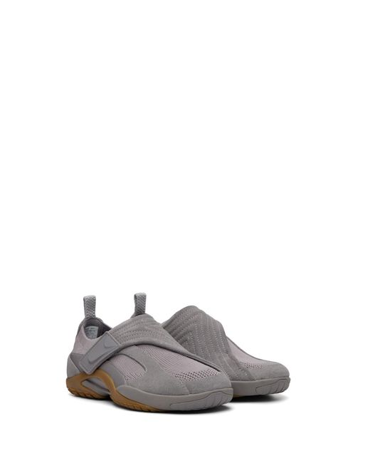 Lanvin Gray Lnv1 Knit & Suede Sneakers