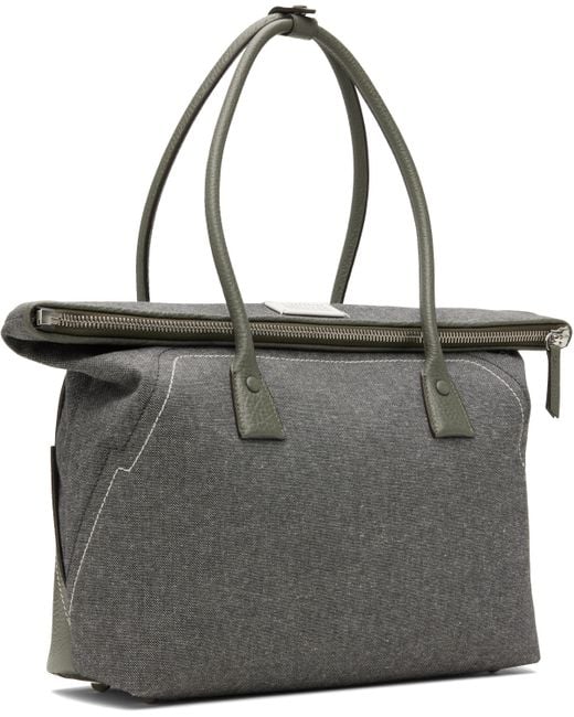 Maison Margiela Black 5Ac Medium Shopping Tote for men