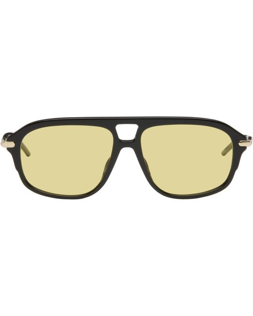Givenchy Black Gv One Aviator Sunglasses for men