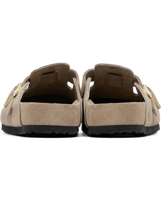 Birkenstock Natural Regular Boston Slip-On Loafers for men