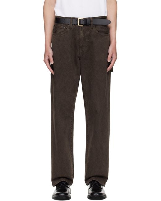 vowels Black Painter Jeans for men