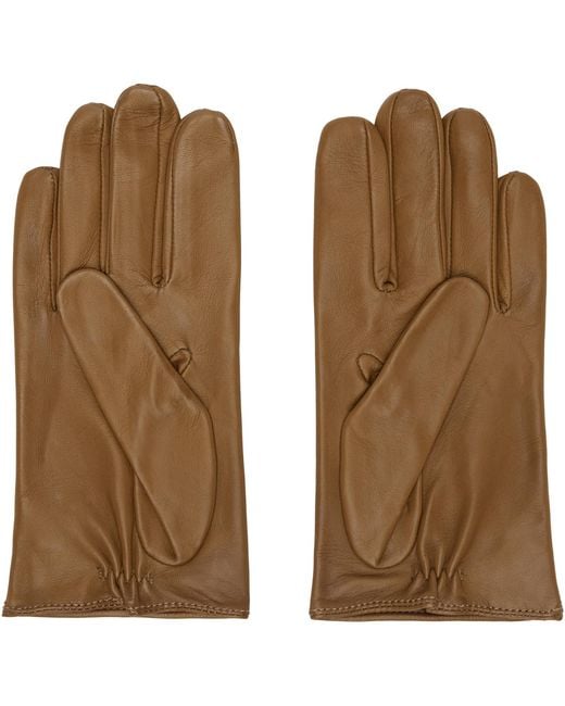 Handsome Stockholm Green Washable Leather Gloves for men
