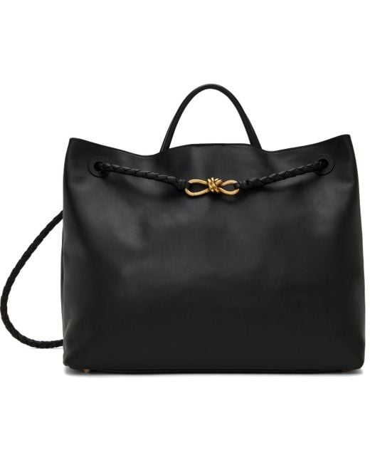Bottega Veneta ブラック ラージ Andiamo バッグ Black