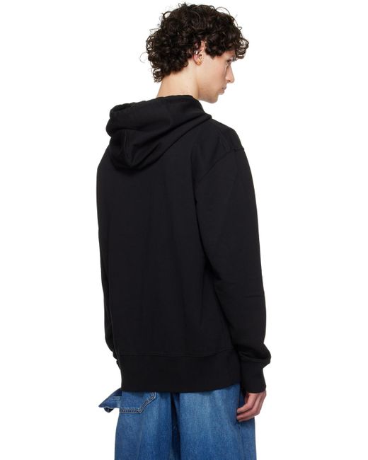 J.W. Anderson Blue Canary Embroidered Hoodie for men