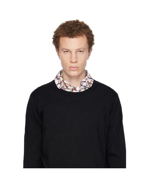 Vivienne Westwood Black Grace Bas Relief Stud Earrings for men