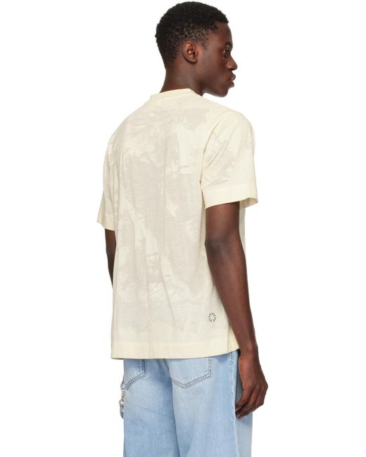 T-shirt semi- blanc cassé 1017 ALYX 9SM pour homme en coloris Multicolor