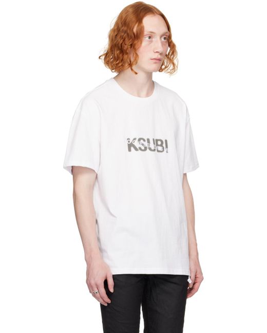 T-shirt surdimensionné blanc Ksubi pour homme en coloris White