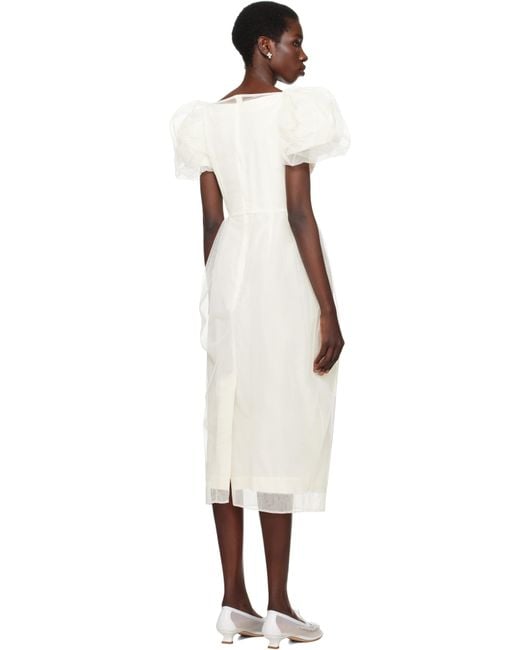 Simone Rocha Ssense限定 Bridalカプセルコレクション Bust Detail Carnation マキシドレス Black