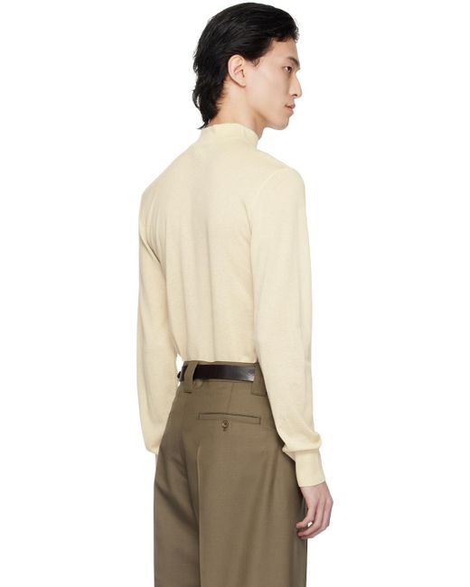 Lemaire Multicolor Off- Seamless Turtleneck for men