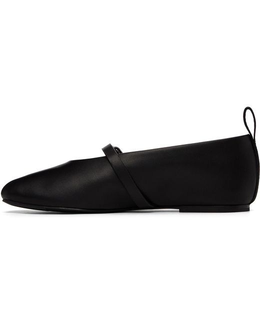 Rag & Bone Black Spire Leather Mary Jane Flats