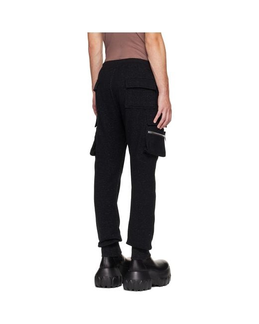 Rick Owens Black Tower Mastodon Cargo Pants for men