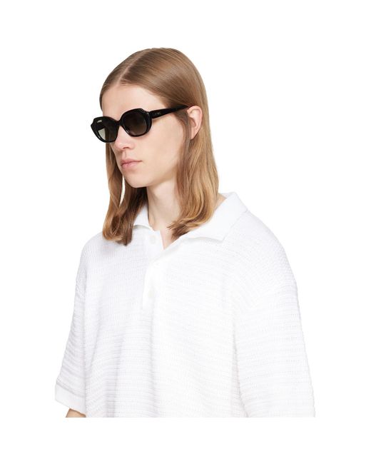 Loewe Gray Slim Sunglasses for men