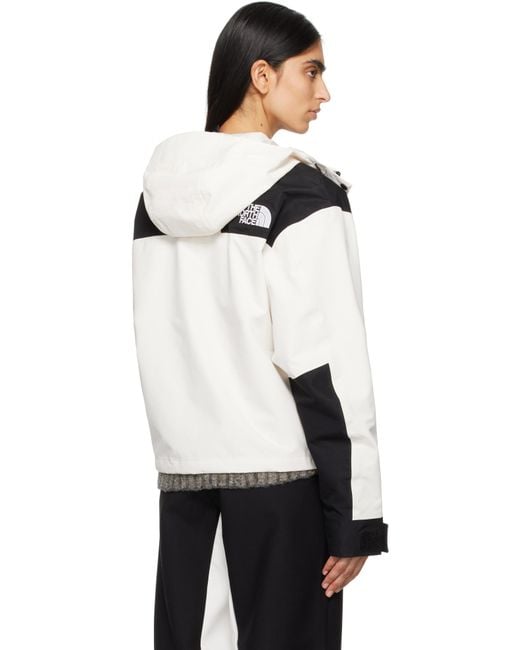 The North Face White Off- & Mountain Mono Short Jacket