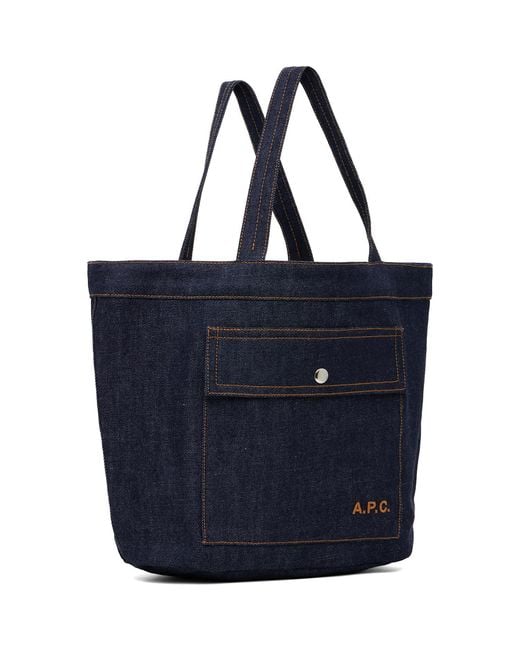 A.P.C. Blue Jade Tote